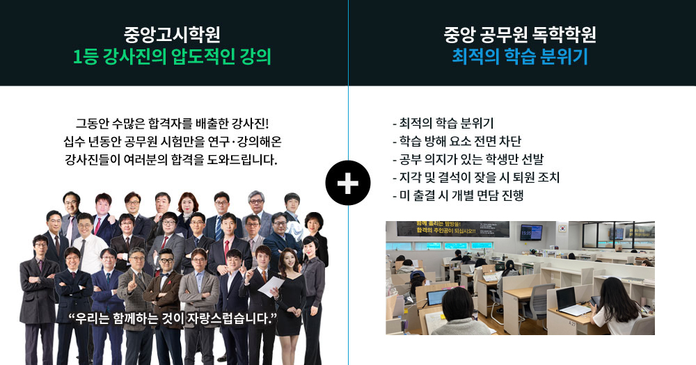 경남·부산 합격률 1위! 중앙고시학원과 함께라면 반드시 합격할 수 있습니다. 경남·부산 합격률 1위! 중앙고시학원과 함께라면 반드시 합격할 수 있습니다.